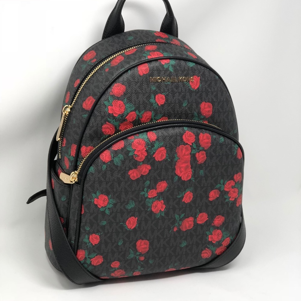 Michael kors Abbey medium floral print backpack - Picture 2 of 7